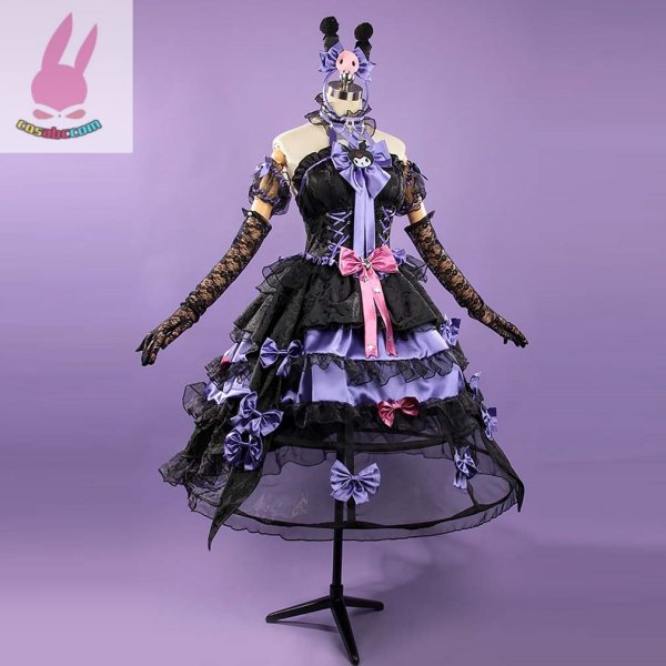 画像5: cosabcIdentity V アイデンティティV サンリオ血の女王 マリー　コス服風 コスプレ衣装 イベント 演出服 二次会 コスチューム パーティー ハロウィン (5)