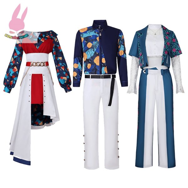 画像1: cosabcプロジェクトセカイ カラフルステージ！ feat. MEIKOメイコ　青柳冬弥　白石杏　コス服風 コスプレ衣装 イベント 演出服 二次会 コスチューム パーティー ハロウィン (1)