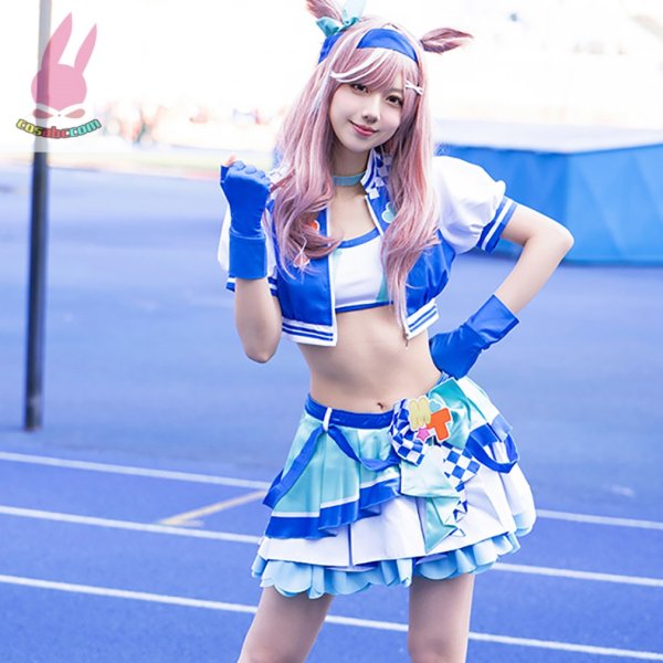 画像1: cosabcウマ娘 プリティーダービー　マチカネタンホイザ風 コスプレ衣装 イベント 演出服 二次会 コスチューム パーティー ハロウィン (1)