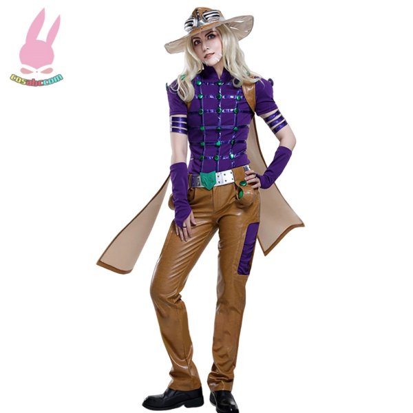 画像2: cosabcジョジョの奇妙な冒険 風 STEEL BALL RUN スティール・ボール・ラン　ユーリウス·カイザー·ツェペリ風 コスプレ衣装 イベント 演出服 二次会 コスチューム パーティー ハロウィン (2)