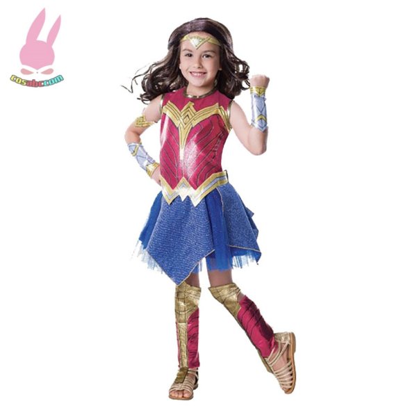画像3: cosabcハロウィンコスプレ 仮装 ハロウィン ワンダーウーマン コスプレ仮装 子供服　キッズ風 コスプレ衣装 イベント 演出服 二次会 コスチューム パーティー ハロウィン (3)