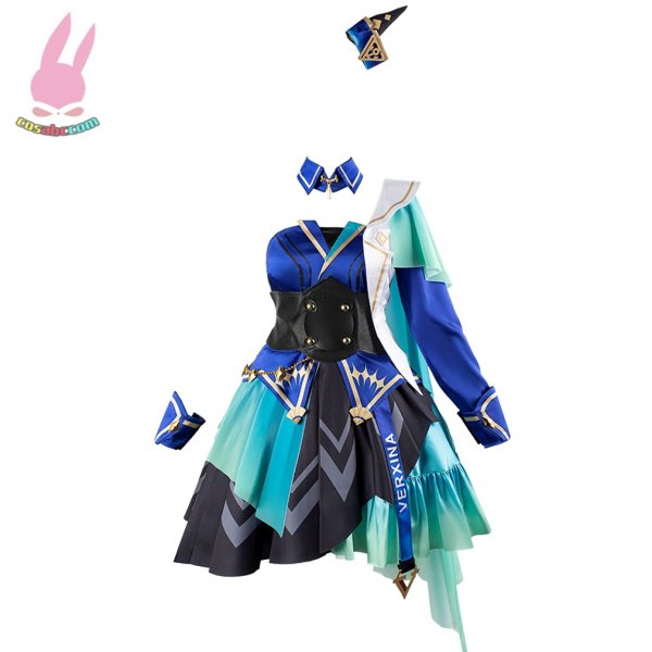 画像2: cosabc ウマ娘 プリティーダービー　ヴィルシーナ風 コスプレ衣装 イベント 演出服 二次会 コスチューム パーティー ハロウィン (2)