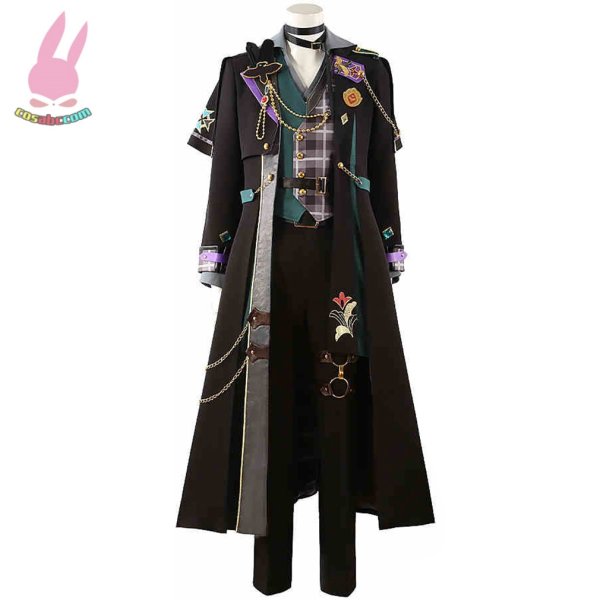画像2: cosabcあんさんぶるスターズ! intelligence cross 伏見弓弦 瀬名泉風 コスプレ衣装 イベント 演出服 二次会 コスチューム パーティー ハロウィン (2)