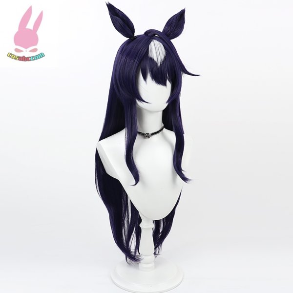 画像4: cosabcウマ娘 プリティーダービー　ヴィルシーナ風 コスプレウィッグ かつら コスチューム イベント 変装 仮装 パーティー ハロウィン (4)