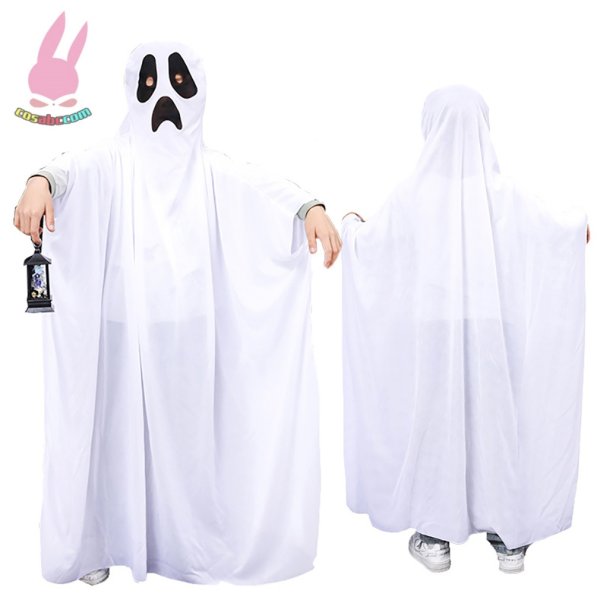 画像1: cosabcハロウィン 仮装 子供 おばけ マント 幽霊 悪魔 コスプレ 衣装 マント キッズ コスチューム オバケ 着ぐるみ 女の子 男の子 大人用 パーティー イベント 演出服風 コスプレ衣装 イベント 演出服 二次会 コスチューム パーティー ハロウィン (1)