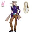画像1: cosabcジョジョの奇妙な冒険 風 STEEL BALL RUN スティール・ボール・ラン　ユーリウス·カイザー·ツェペリ風 コスプレ衣装 イベント 演出服 二次会 コスチューム パーティー ハロウィン (1)