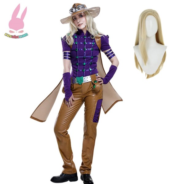 画像1: cosabcジョジョの奇妙な冒険 風 STEEL BALL RUN スティール・ボール・ラン　ユーリウス·カイザー·ツェペリ風 コスプレ衣装 イベント 演出服 二次会 コスチューム パーティー ハロウィン (1)