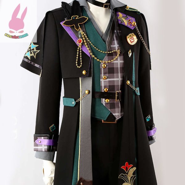 画像6: cosabcあんさんぶるスターズ! intelligence cross 伏見弓弦 瀬名泉風 コスプレ衣装 イベント 演出服 二次会 コスチューム パーティー ハロウィン (6)