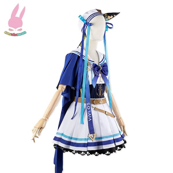 画像4: cosabcウマ娘 プリティーダービー ヴィブロス風 コスプレ衣装 イベント 演出服 二次会 コスチューム パーティー ハロウィン (4)