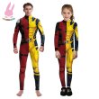 画像2: cosabcデッドプール3 　ウルヴァリン　子供服テージ衣装 弾力と伸縮性あり コスチューム コスプレ衣装　ハロウイン仮装 ハロウインコス (2)