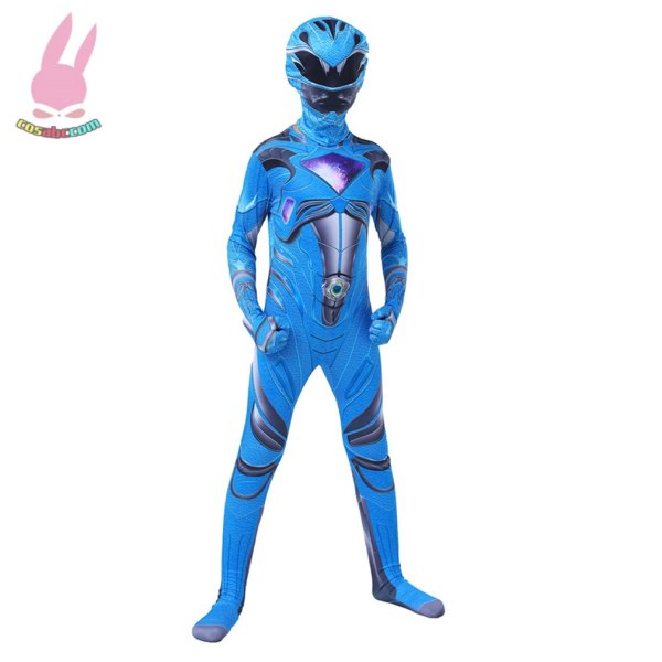 画像6: cosabcパワーレンジャー　全身タイツ　子供服テージ衣装 弾力と伸縮性あり コスチューム コスプレ衣装　ハロウイン仮装 ハロウインコス (6)