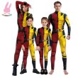 画像1: cosabcデッドプール3 　ウルヴァリン　子供服テージ衣装 弾力と伸縮性あり コスチューム コスプレ衣装　ハロウイン仮装 ハロウインコス (1)