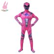 画像5: cosabcパワーレンジャー　全身タイツ　子供服テージ衣装 弾力と伸縮性あり コスチューム コスプレ衣装　ハロウイン仮装 ハロウインコス (5)
