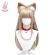 画像2: cosabcうちのねこが女の子でかわいい きなこ コスプレ風 コスプレウィッグ かつら コスチューム イベント 変装 仮装 パーティー ハロウィン (2)
