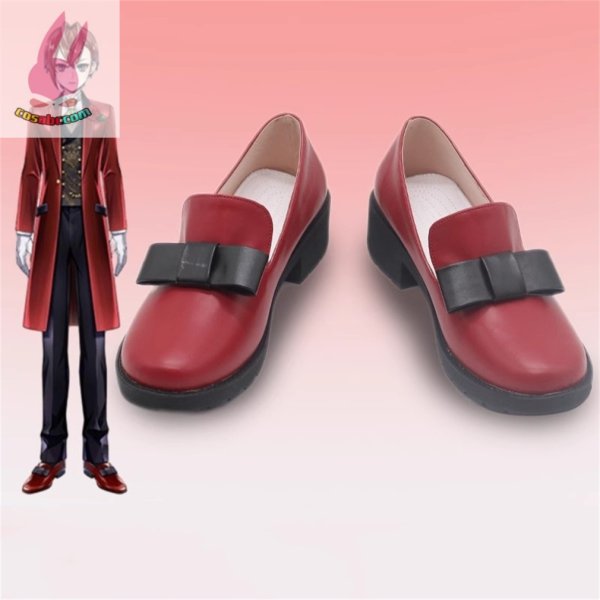 画像1: cosabcツイステッドワンダーランド ツイステ　リドル・ローズハート風 コスプレ靴 コスチューム コスプレシューズ イベント ハロウィン (1)