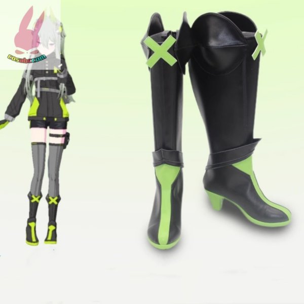 画像1: cosabc プロジェクトセカイ カラフルステージ feat 草薙寧々 くさなぎねね風 コスプレ靴 コスチューム コスプレシューズ イベント ハロウィン (1)