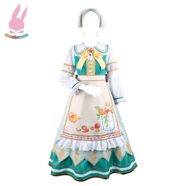 画像1: cosabcウマ娘 プリティーダービー ライスシャワー　Rice風 コスプレ衣装 イベント 演出服 二次会 コスチューム パーティー ハロウィン (1)