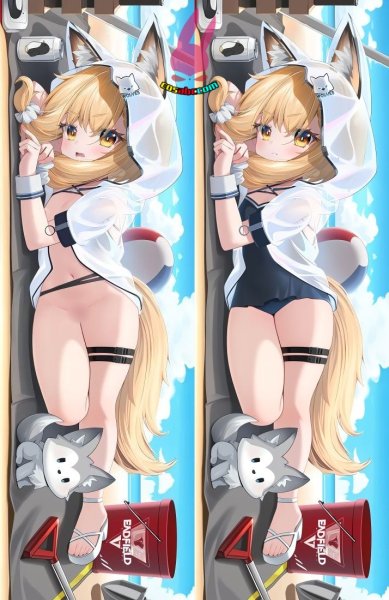 画像1: cosabc  等身抱き枕カバー　アークナイツ  ロッシ 【同人】等身大 抱き枕カバー 2wayトリコット 160×50cm 高品質 セクシー 美女 (1)