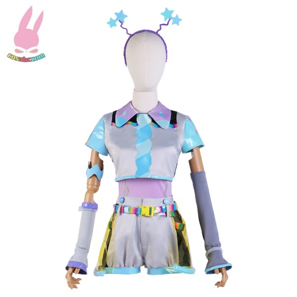 画像1: cosabcラブライブ！LoveLive! Liella!Vitamin SUMMER 唐可可風 コスプレ衣装 イベント 演出服 二次会 コスチューム パーティー ハロウィン (1)