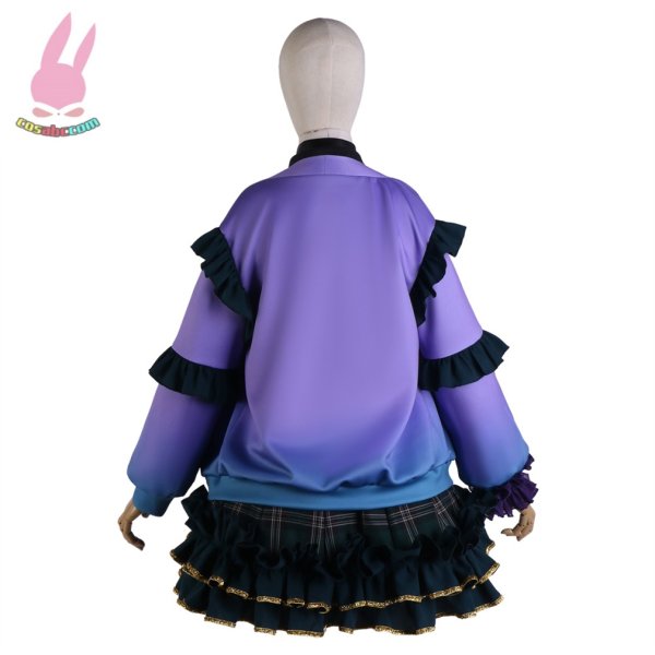 画像4: cosabcバーチャルライバー Vtuber　にじさんじ XSOLEIL Meloco Kyora風 コスプレ衣装 イベント 演出服 二次会 コスチューム パーティー ハロウィン (4)