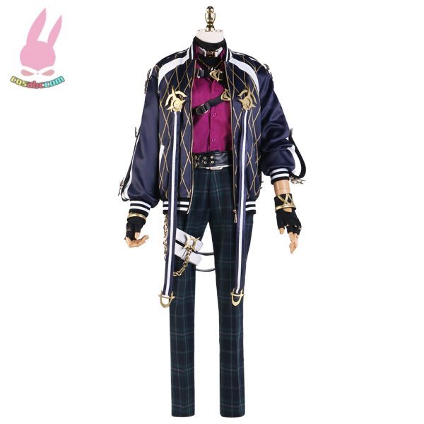 画像1: cosabcバーチャルYouTuber Vtuber 第七期 XSOLEIL Doppio Dropscythe風 コスプレ衣装 イベント 演出服 二次会 コスチューム パーティー ハロウィン (1)