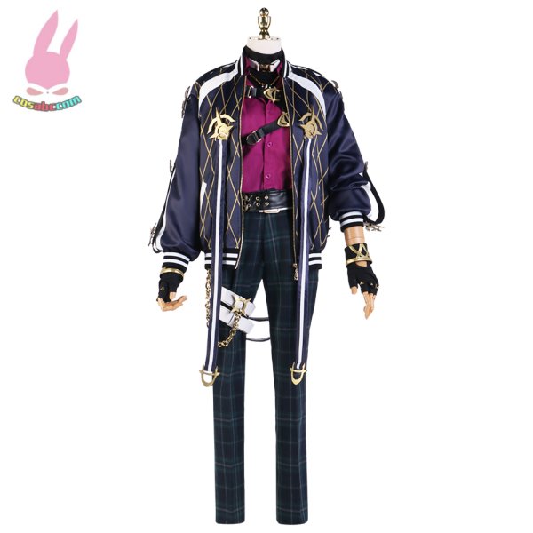 画像2: cosabcバーチャルYouTuber Vtuber 第七期 XSOLEIL Doppio Dropscythe風 コスプレ衣装 イベント 演出服 二次会 コスチューム パーティー ハロウィン (2)