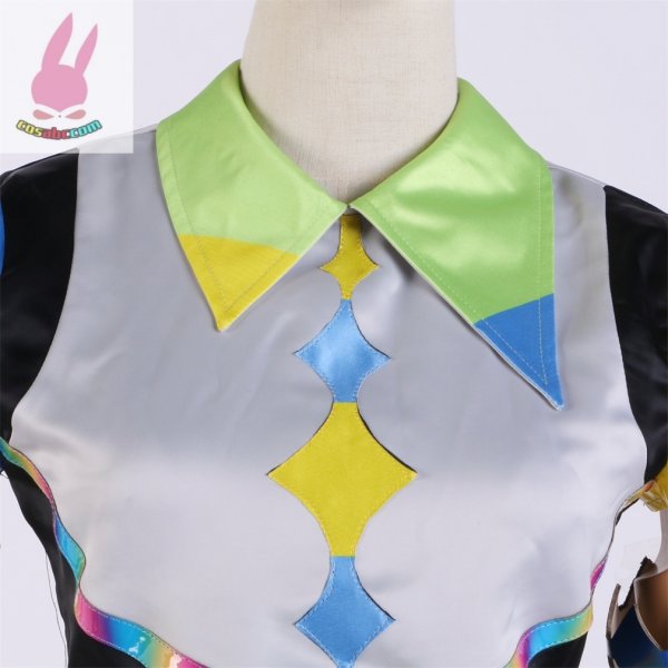 画像4: cosabcラブライブ！LoveLive! Liella!Vitamin SUMMER 葉月恋風 コスプレ衣装 イベント 演出服 二次会 コスチューム パーティー ハロウィン (4)