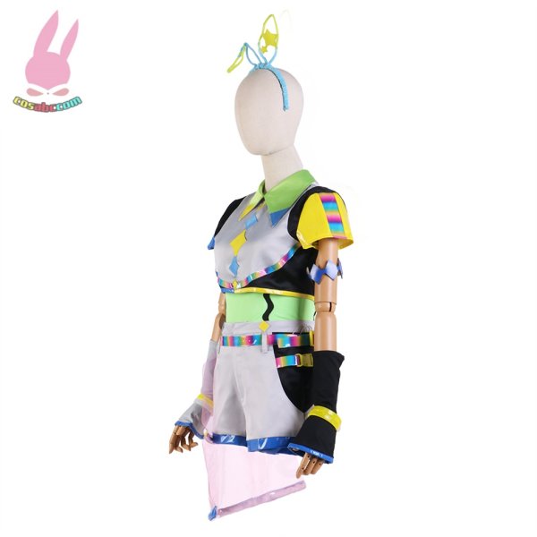 画像2: cosabcラブライブ！LoveLive! Liella!Vitamin SUMMER 葉月恋風 コスプレ衣装 イベント 演出服 二次会 コスチューム パーティー ハロウィン (2)