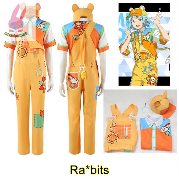 画像1: cosabcあんさんぶるスターズ あんスタ Ra*bits & 流星隊 ハム太郎とっとこうた 深海奏汰　rabits 全員　南雲鉄虎　高峯翠　守沢千秋　仙石忍風 コスプレ衣装 イベント 演出服 二次会 コスチューム パーティー ハロウィン (1)
