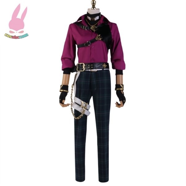 画像3: cosabcバーチャルYouTuber Vtuber 第七期 XSOLEIL Doppio Dropscythe風 コスプレ衣装 イベント 演出服 二次会 コスチューム パーティー ハロウィン (3)