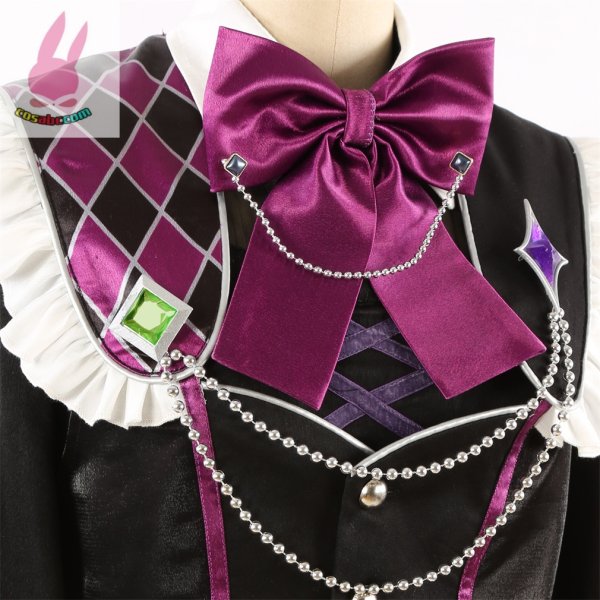 画像4: cosabcあんさんぶるスターズ！ 乱雲FUMBLE 白鳥藍良風 コスプレ衣装 イベント 演出服 二次会 コスチューム パーティー ハロウィン (4)