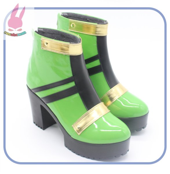 画像4: cosabcあんさんぶるスターズ！彗星HALATION 高峯翠風 コスプレ靴 コスチューム コスプレシューズ イベント ハロウィン (4)