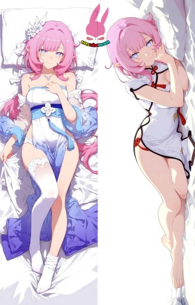 画像1: cosabc  等身抱き枕カバー　エリシア【同人】等身大 抱き枕カバー 2wayトリコット 160×50cm 高品質 セクシー 美女 (1)