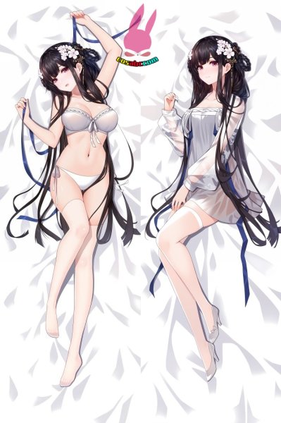 画像1: cosabc  等身抱き枕カバー　逸仙【同人】等身大 抱き枕カバー 2wayトリコット 160×50cm 高品質 セクシー 美女 (1)