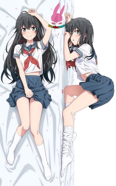 画像1: cosabc  等身抱き枕カバー　雪ノ下雪乃【同人】等身大 抱き枕カバー 2wayトリコット 160×50cm 高品質 セクシー 美女 (1)