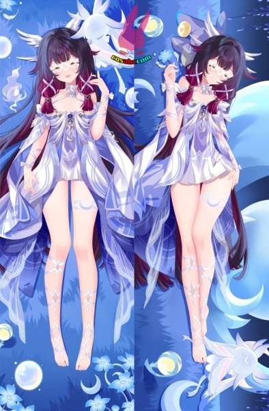 画像1: cosabc  等身抱き枕カバー　コロンビーナ【同人】等身大 抱き枕カバー 2wayトリコット 160×50cm 高品質 セクシー 美女 (1)