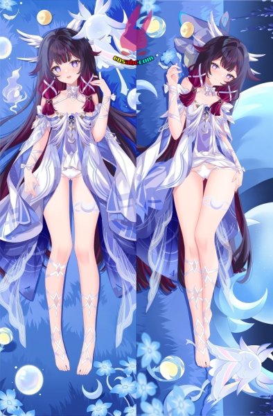 画像1: cosabc  等身抱き枕カバー　コロンビーナ【同人】等身大 抱き枕カバー 2wayトリコット 160×50cm 高品質 セクシー 美女 (1)