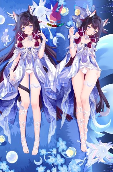 画像1: cosabc  等身抱き枕カバー　コロンビーナ【同人】等身大 抱き枕カバー 2wayトリコット 160×50cm 高品質 セクシー 美女 (1)