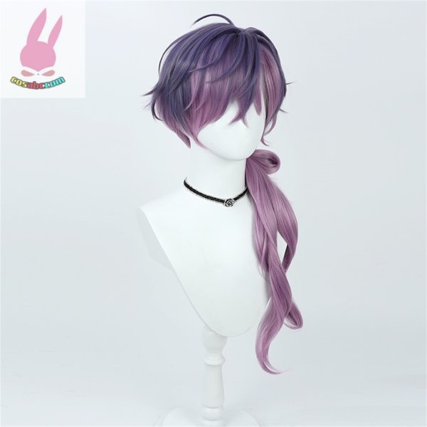 画像3: cosabcバーチャルYouTuber VTuber Uki Violeta 浮奇・ヴィオレタ風 コスプレウィッグ かつら コスチューム イベント 変装 仮装 パーティー ハロウィン (3)
