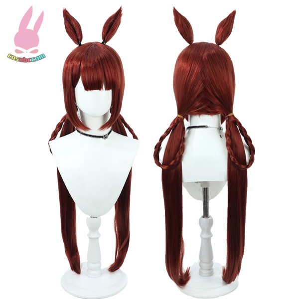 画像1: cosabcウマ娘 プリティーダービー　スイープトウショウ風 コスプレウィッグ かつら コスチューム イベント 変装 仮装 パーティー ハロウィン (1)