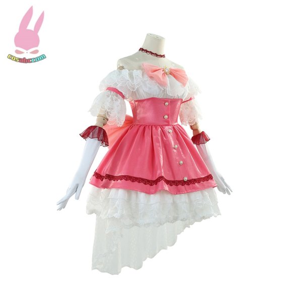 画像3: cosabc魔法少女まどか☆マギカ 鹿目まどか風 コスプレ衣装 イベント 演出服 二次会 コスチューム パーティー ハロウィン (3)