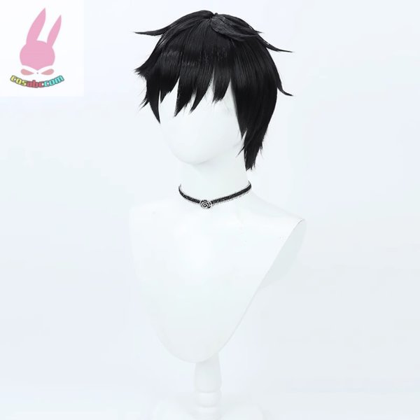 画像4: cosabcVALORANT ヴァロラント アイソ 壹决風 コスプレウィッグ かつら コスチューム イベント 変装 仮装 パーティー ハロウィン (4)