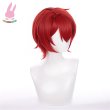 画像2: cosabcあんさんぶるスターズ  朱桜司 すおうつかさ風 コスプレウィッグ かつら コスチューム イベント 変装 仮装 パーティー ハロウィン (2)