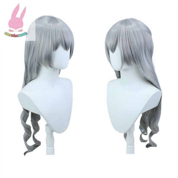 画像1: cosabc崩壊：スターレイル ブローニャ ザイチク Bronya Zaychik風 コスプレウィッグ かつら コスチューム イベント 変装 仮装 パーティー ハロウィン (1)