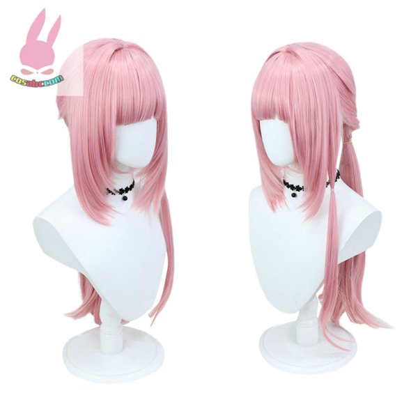 画像1: cosabc崩壊3rd 風 Elysia エリヒヤ風 コスプレウィッグ かつら コスチューム イベント 変装 仮装 パーティー ハロウィン (1)