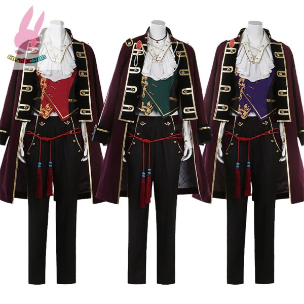 画像1: cosabcあんさんぶるスターズ!!　鬼龍紅郎 蓮巳敬人 神崎颯馬風 コスプレ衣装 イベント 演出服 二次会 コスチューム パーティー ハロウィン (1)