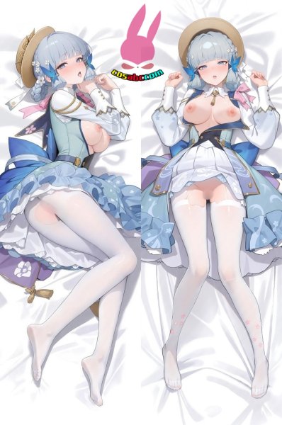 画像1: cosabc  等身抱き枕カバー　神里綾華【同人】等身大 抱き枕カバー 2wayトリコット 160×50cm 高品質 セクシー 美女 (1)