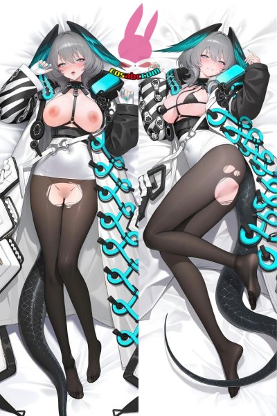 画像1: cosabc  等身抱き枕カバー　ホルハイヤ【同人】等身大 抱き枕カバー 2wayトリコット 160×50cm 高品質 セクシー 美女 (1)