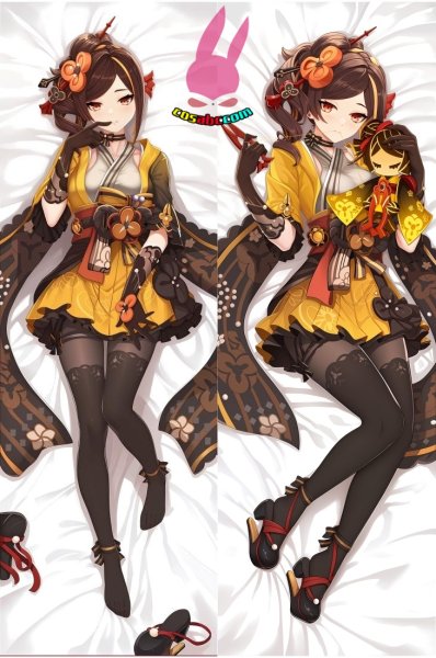 画像1: cosabc  等身抱き枕カバー　千織【同人】等身大 抱き枕カバー 2wayトリコット 160×50cm 高品質 セクシー 美女 (1)