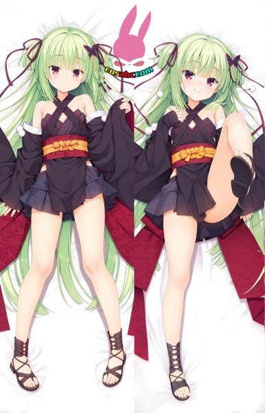 画像1: cosabc  等身抱き枕カバー　ムラサメ【同人】等身大 抱き枕カバー 2wayトリコット 160×50cm 高品質 セクシー美女 (1)